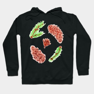 Woodland Pine Cones Hoodie